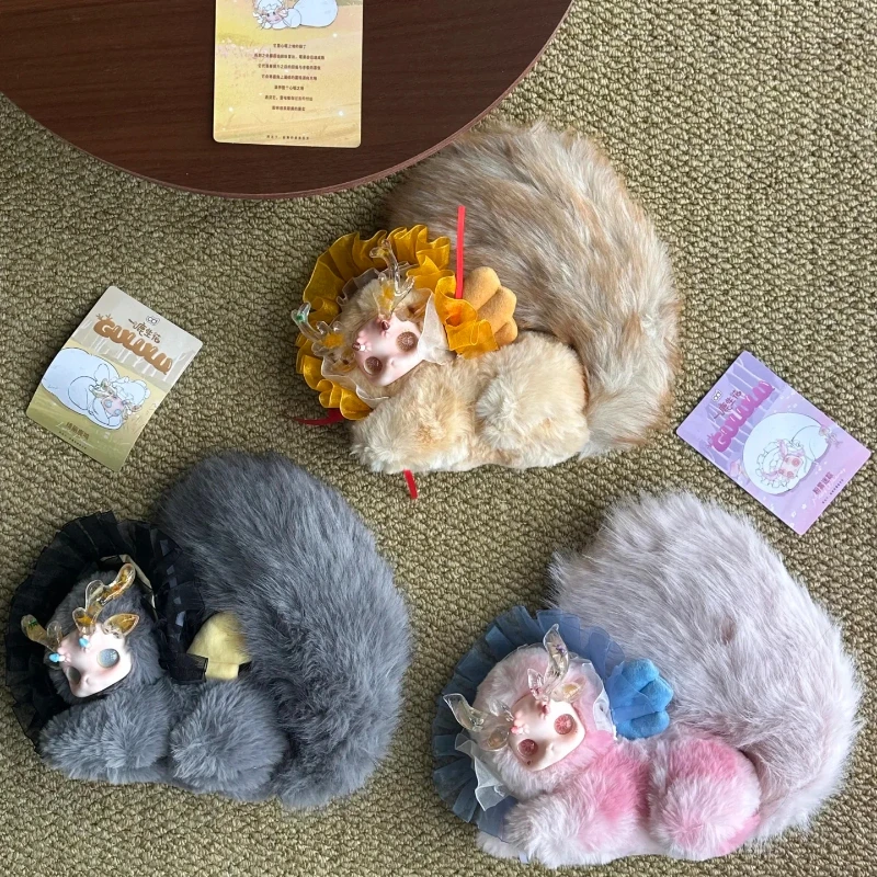 Nieuw product Paddestoel Lulu Gululu Fantasie Biologie Hertenbloesem Serie Pluche Verrassing Blind Box Handgemaakte Verjaardagscadeau Ornament