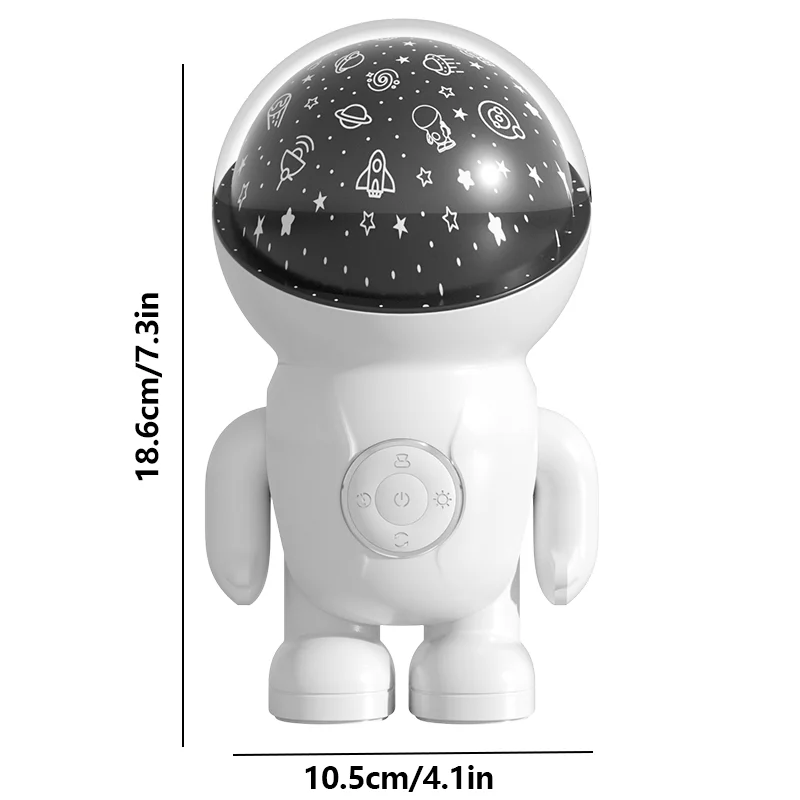 Star Projector, Galaxy Night Light, Astronaut Star Nebula Ceiling LED Light with Timer and Remote Control, Gift for Kids for Bed