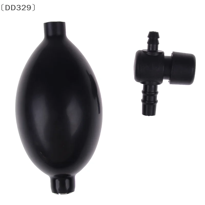 〔DD329〕 1 Pcs Black Rubber Blood Pressure Sphygmometer Adjustable Pump Bulb Valve Accessories