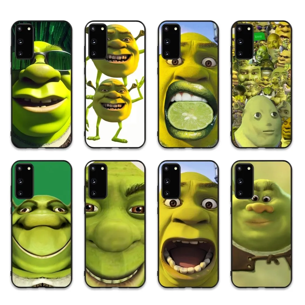 Cartoon Funny Movie Shreks Clear Space Phone Case For Samsung S 9 10 20 21 22 23 30 23 24 Plus Lite Ultra FE S10lite Fundas