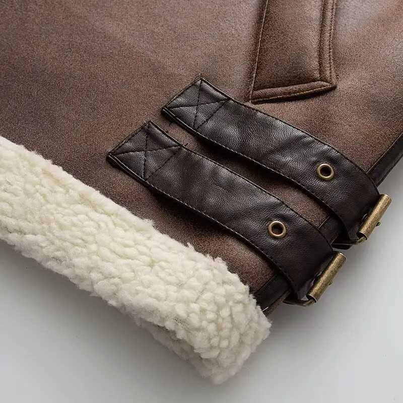 KASLEAD nouveau gilet de fourrure en cuir Faion Fce pour femmes Svel Patchwork rue Sle fermeture à glissière couleur Polyester