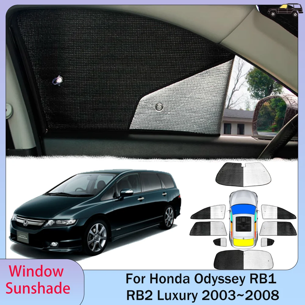 

For Honda Odyssey RB1 RB2 Luxury 2003~2008 2004 2005 Car Sunshade Skylight Windshield Sun Shade Protector UV Parasol Accessories
