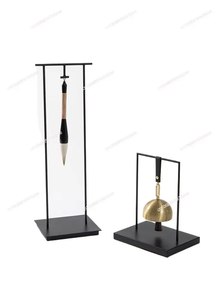 

Metal High-end Wind Chimes Calligraphy Desk Ornament Study Four Treasures Pen Holder Decoration Soft Crafts