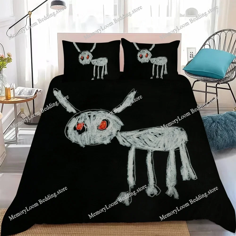 Rapper D-Drake Music 2025 Cover Set Home Style Bedding Soft Laundry Cotton Bed Four Seasons Student Dormitory Home Textileextile 3