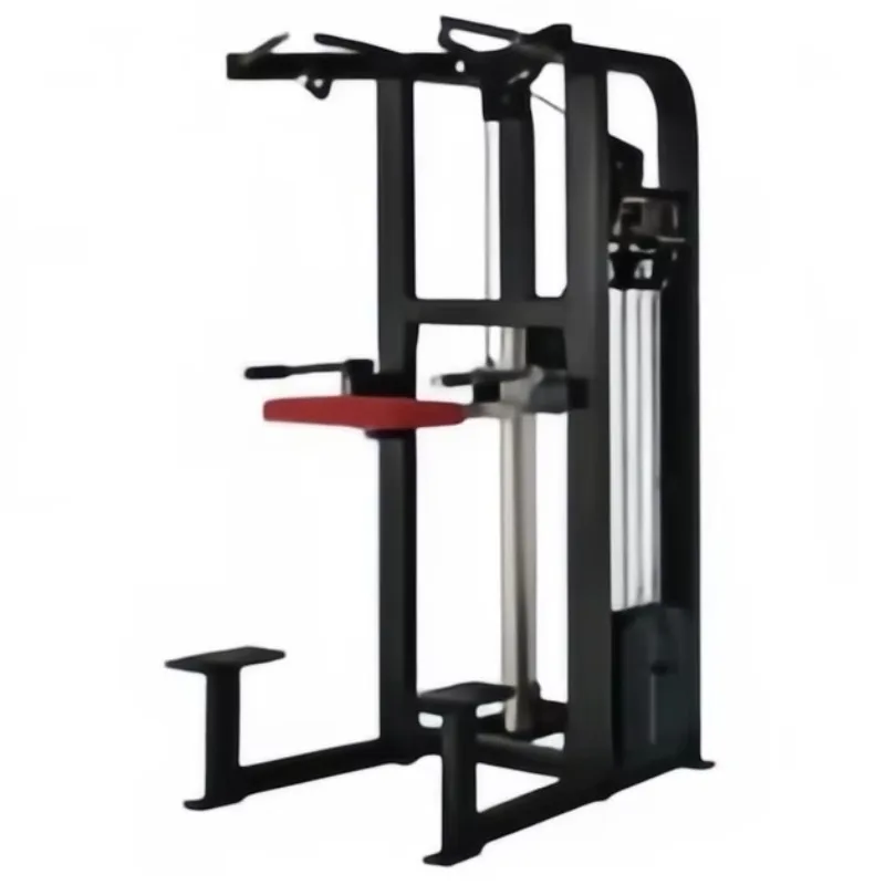 Gym Fitness Equipment Fitness Function Power-assisted Pull-up Assisted Chin up Kneeling Type Dip/ Chin Assist Machine view 2