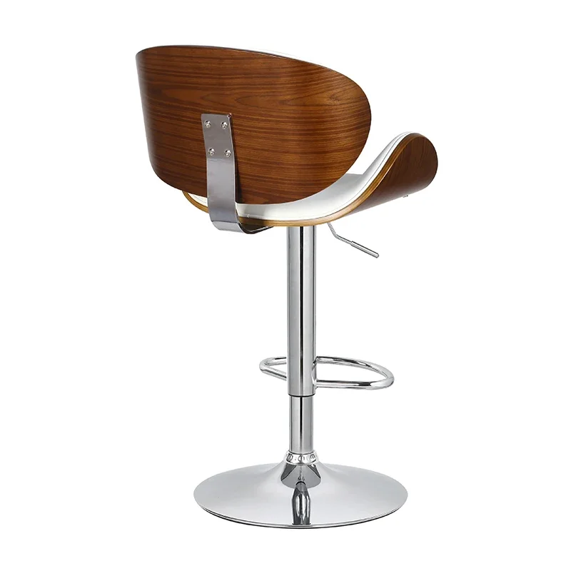 

For Contemporary Luxury Leather Counter Height Swivel High Bar Stool Chair for Kitchen