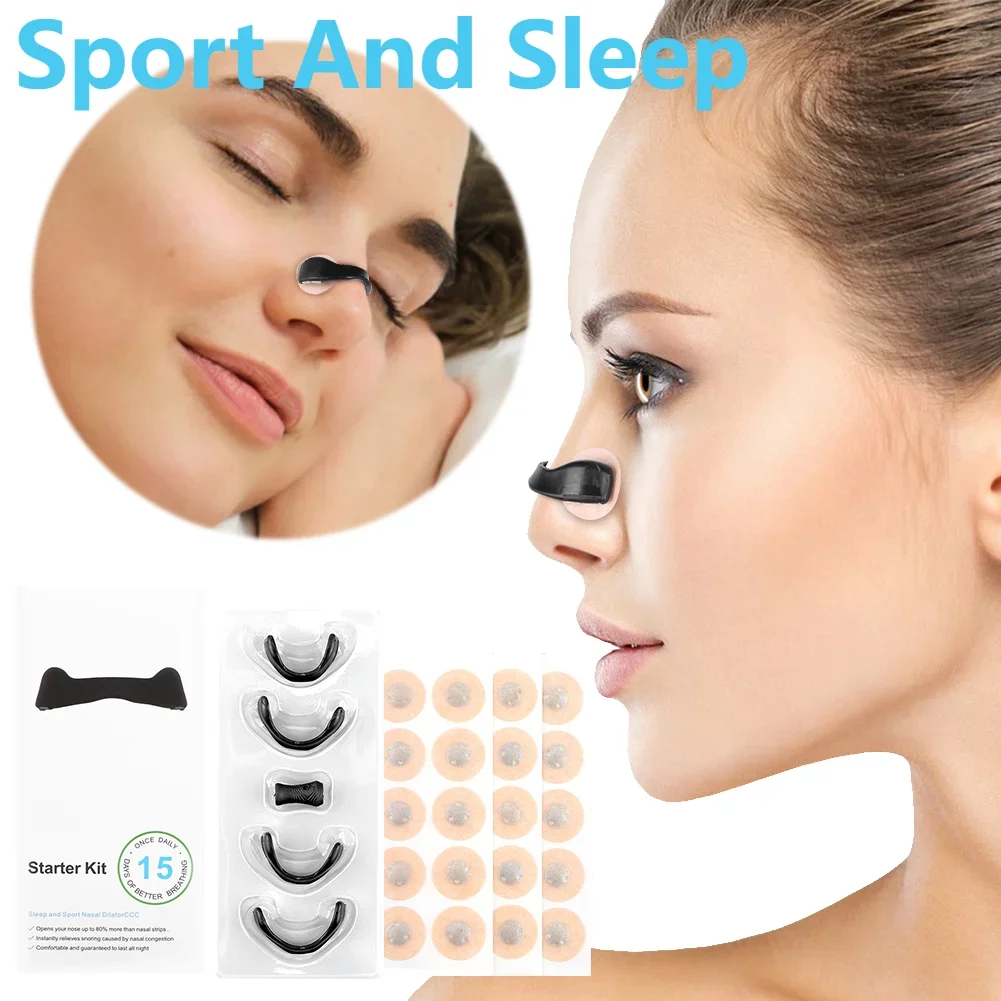 Nasal Breathing Dilator Nose Breathe Strips Magnet Nose Strips Increase Sports Kit Breathing Refill Boost Oxygen Anti-snoring