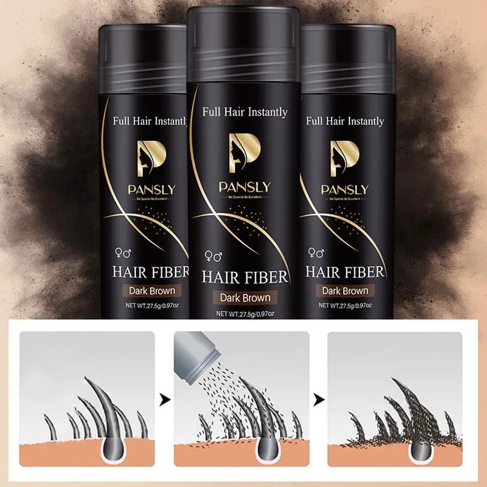 Fibras de queratina para el cabello, espray grueso para pelucas, crecimiento de cabello, productos instantáneos, pérdida de polvos, fibras A8f7, 27,5g