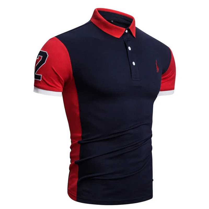 Men's Short Sleeved Top Summer New Cotton POLO Shirt, Casual T-Shirt, Man