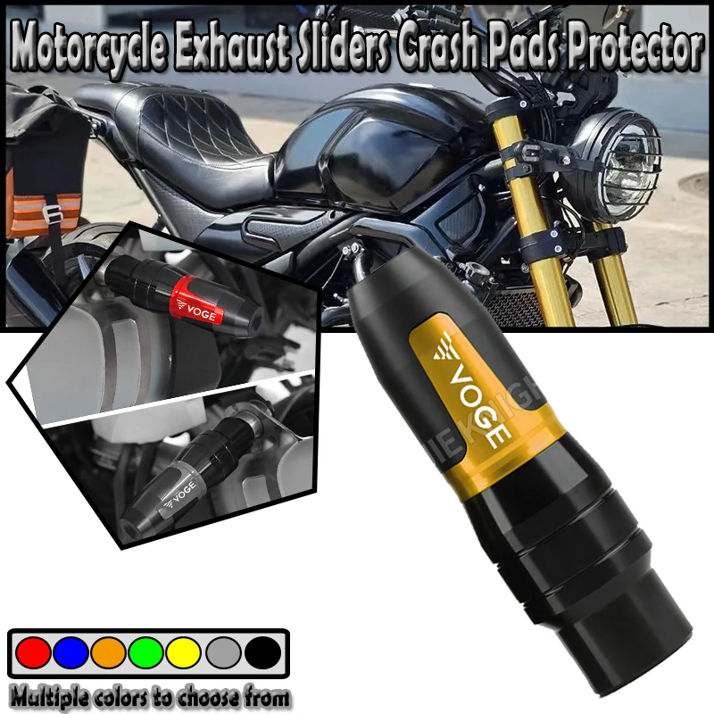 

Для мотоциклов Voge 300AC, 500AC, 500DS, DS525X, DS625X: Алюминиевые защитные слайдеры/накладки на выхлопную трубу с ЧПУ (защита от падений)