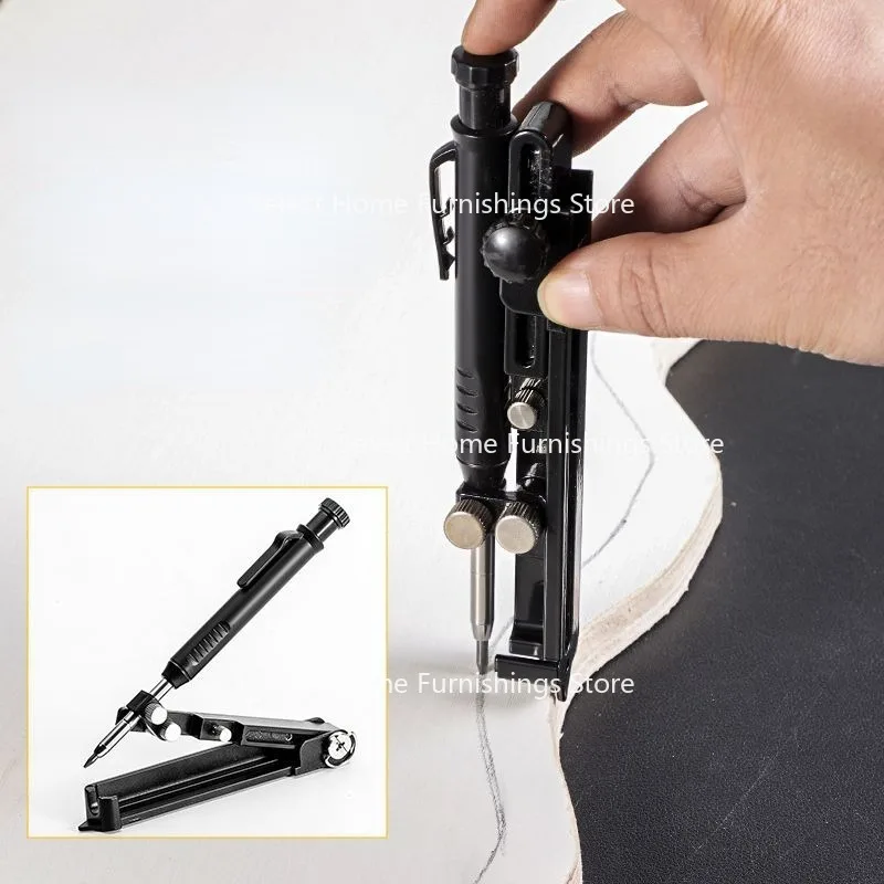 Scriber Multifunctionele Kompas Meting Scricontour Profilering Graffiti Markering Sampling Potlood Houtbewerking Tools