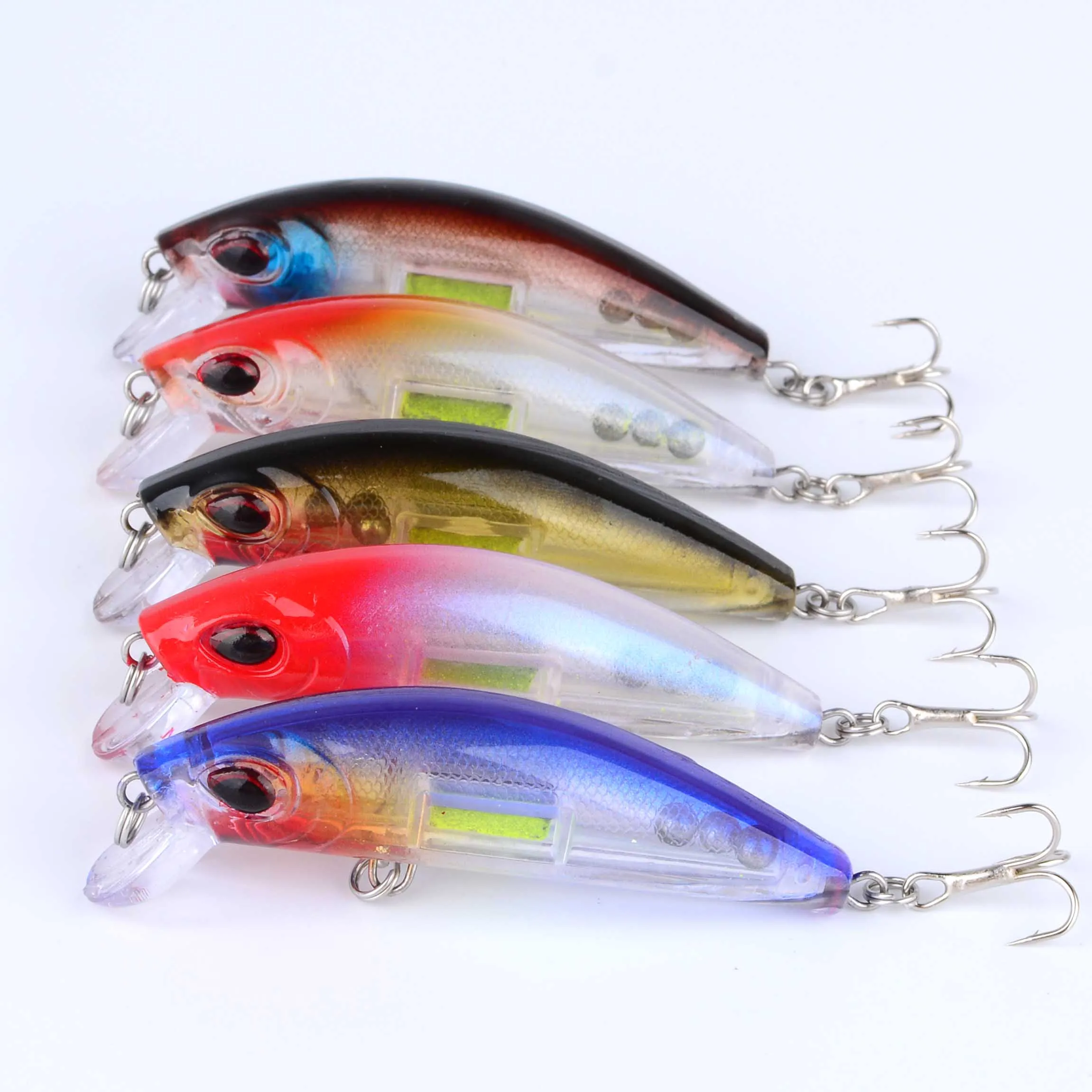 Señuelo Minnow Sinking para Lubina – Crankbait con Anzuelos Triples - imagen 5