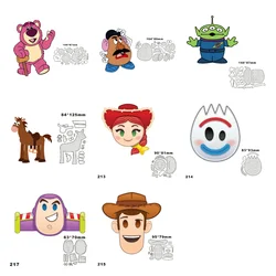 Disney Toy Story Metal wykrojniki szablony dla DIY Album Scrapbooking znaczek karta papierowa tłoczenie 2023 nowy Die Cut