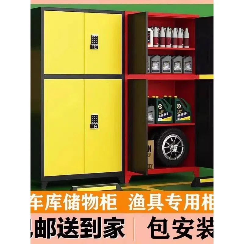 Heavy Duty Underground Garage Storage Cabinet Anti-theft Parking Locker Tool Storage Rack Box Organizer for Home Workshop