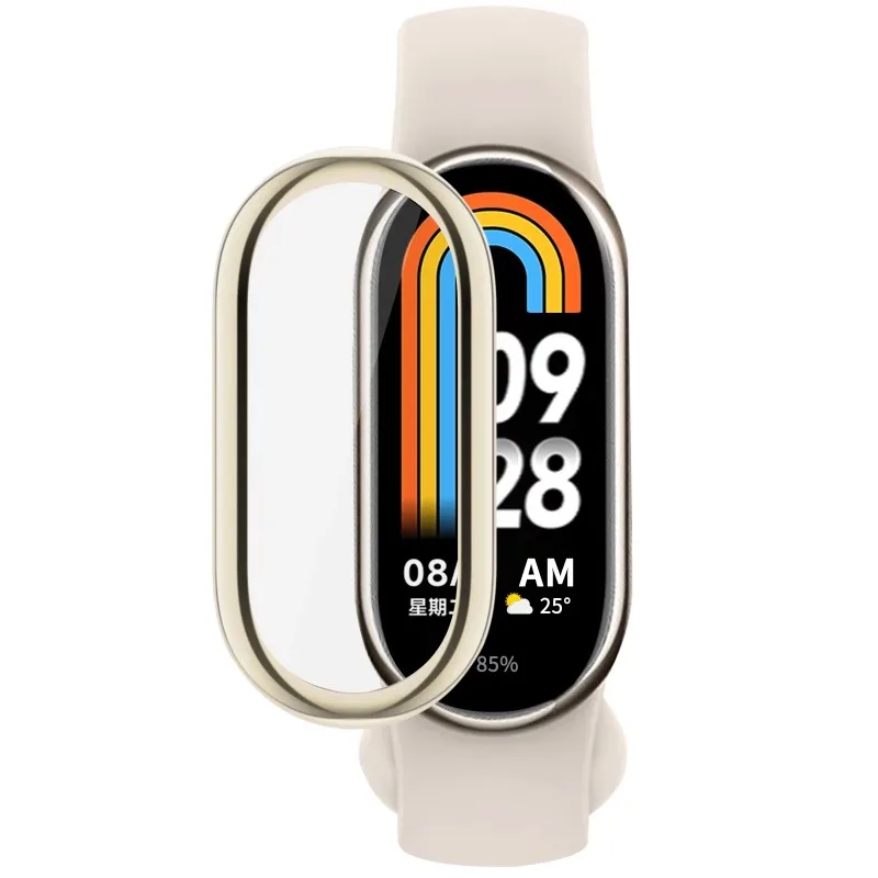 غطاء حماية كامل لهاتف Xiaomi Mi Band 9 SmartWatch واقي شاشة لـ MiBand 8 ملحقات بديلة حافظة إطار من مادة TPU