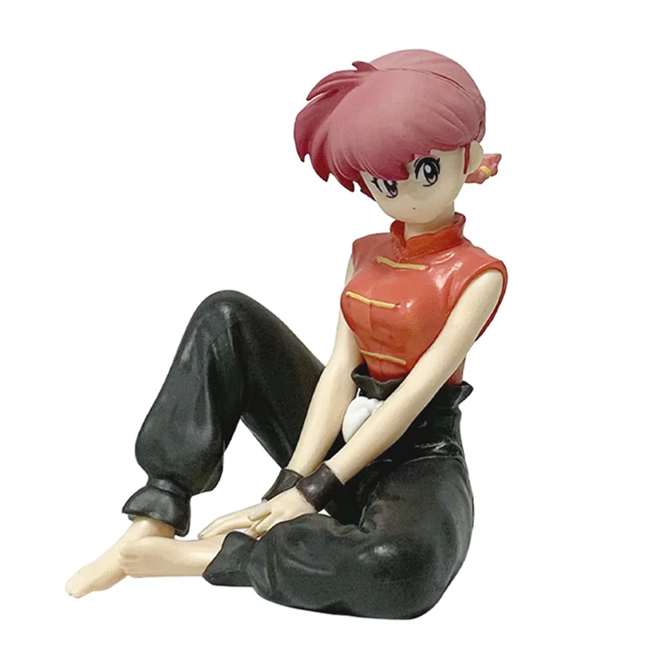 10cm Figurka Aixlan Ranma 1/2 Amine Ranma Tendou Akane Śliczna Figurka Akcji z PVC Kolekcjonerski Model Prezent na Halloween Boże Narodzenie Zabawka Lalka