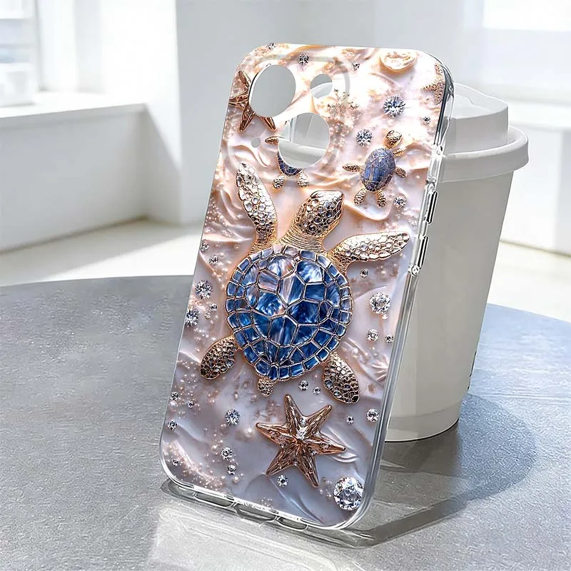 

Luxury bead design For Apple iPhone 17 16e 16 15 14 13 12 11 Pro Max Plus Mini Soft Transparent Phone Case