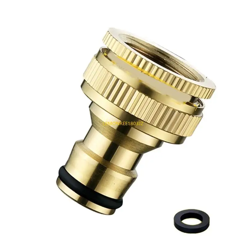 N58C Multipurpose Brass Materials Faucet Hose Adapters for Multiple Threaded Taps Easy Installation Designs Daily Use