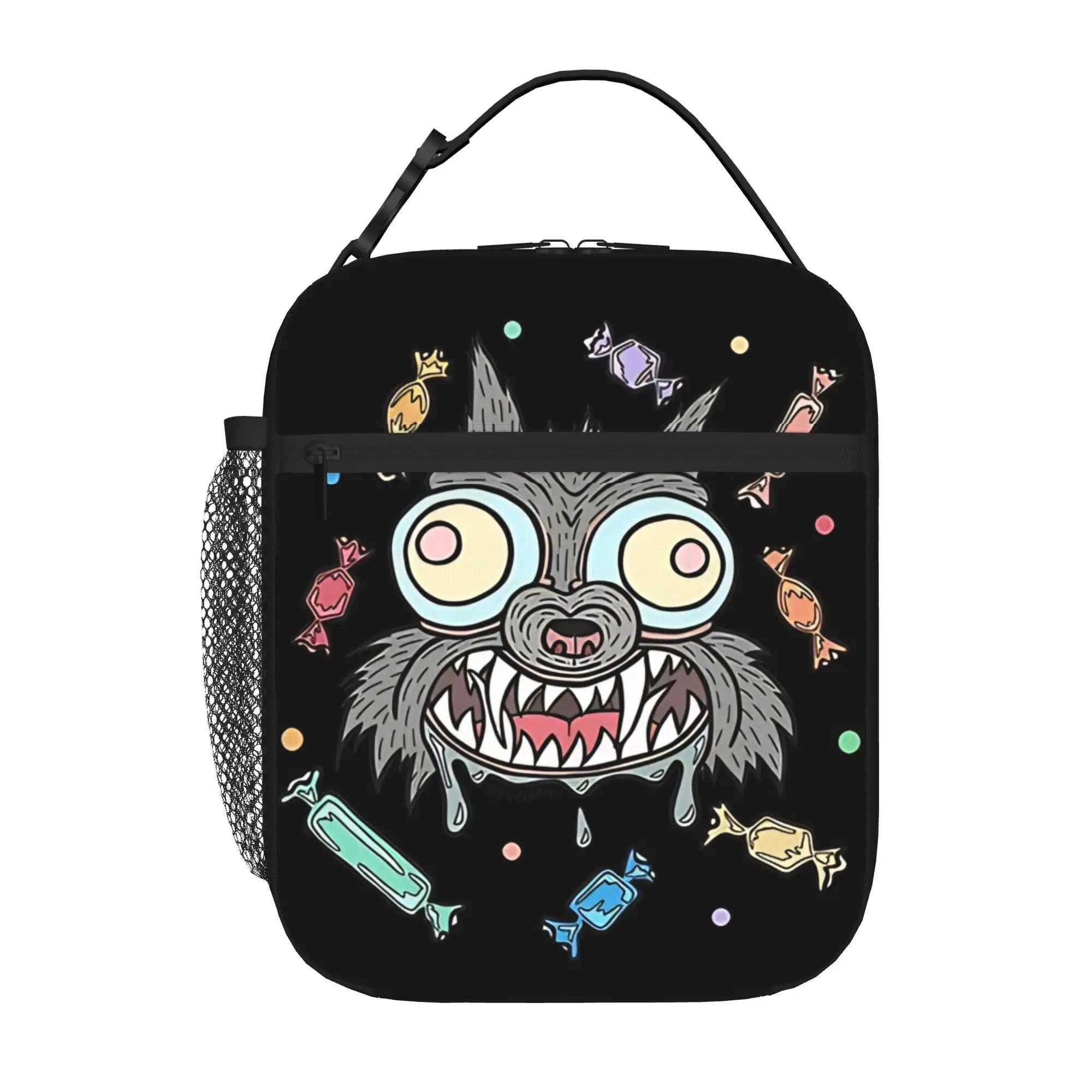 1 Piece Portable Lunch Container vintage  Zipper Closure Durable Pocket OTGW For Lunch Box Bag