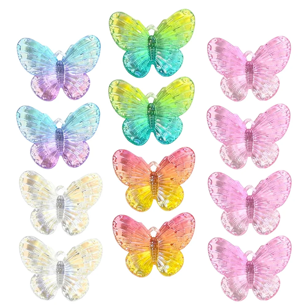 30 قطعة فراشة الراتنج اكسسوارات الديكور حساسة الاكريليك الحرف للأطفال عطلة حفلة المنزل Diy بها بنفسك الديكور تخطيط الدعائم #3