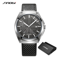 SINOBI Top Brand Sports Men Mechanical Wristwatch Sapphire Luxury Automatic Watch Men's Stainless Steel Waterproof Male Clock