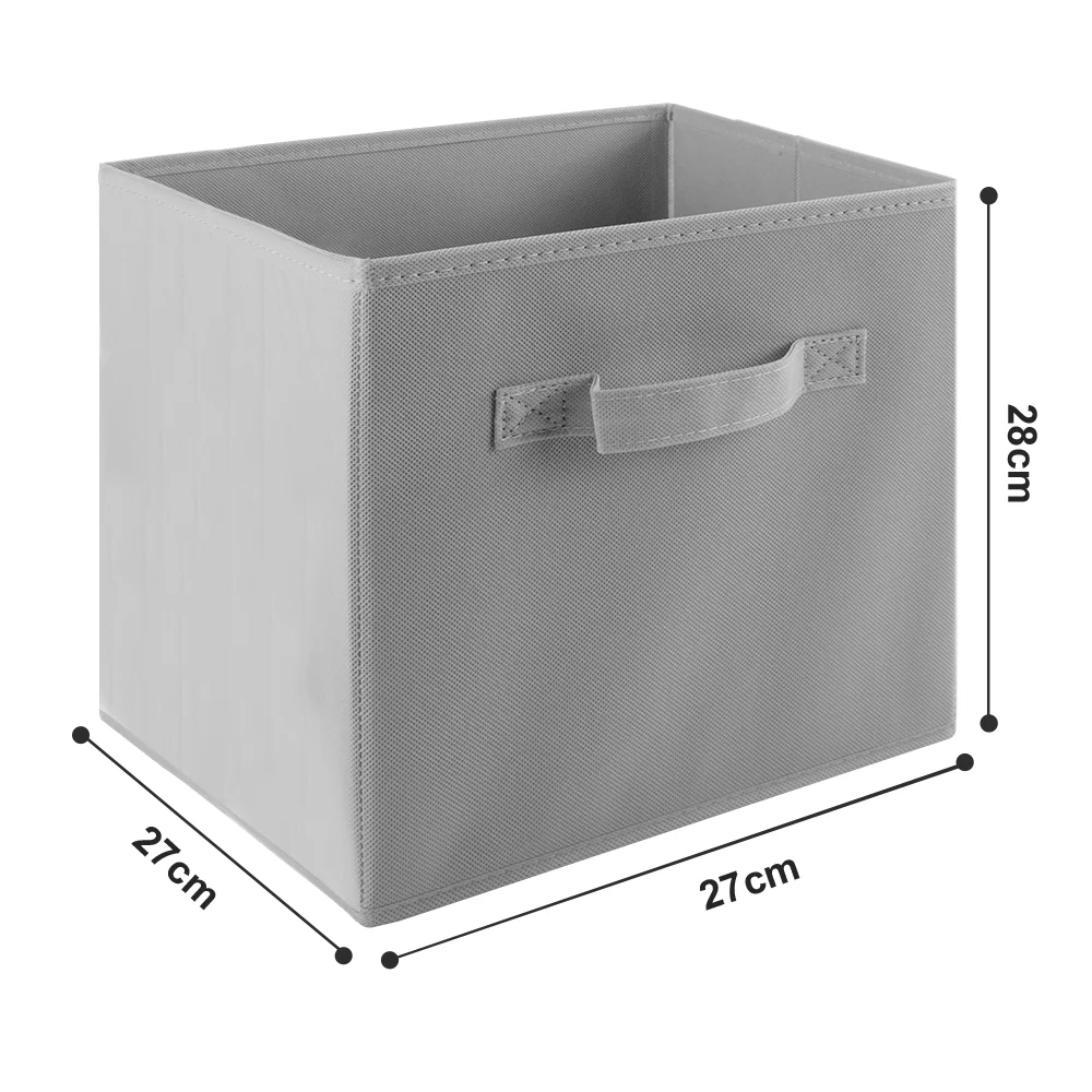 4er/8er-Set faltbare Aufbewahrungsboxen aus Stoff – Kleiderschrank-Organizer für Kleidung, Unterwäsche, Socken, Spielzeug, Kosmetik und Kleinkram – Detail 5