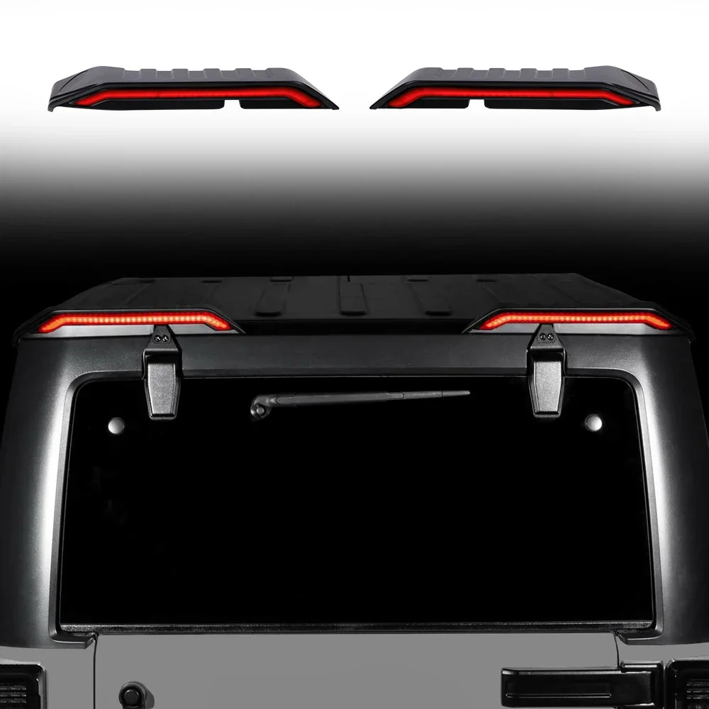 Rear Spoiler Lights 9-16V Led Rear Spoiler Wing With Daytime Running Light Spoiler Lights For Jeep Jk Jl
