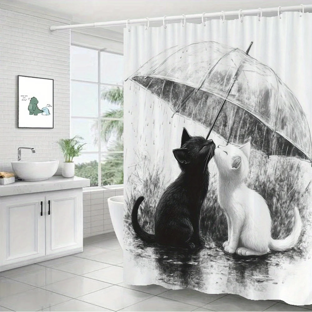 Waterproof Bathroom Shower Cur - Home Bathroom Tiles Design recension och pris