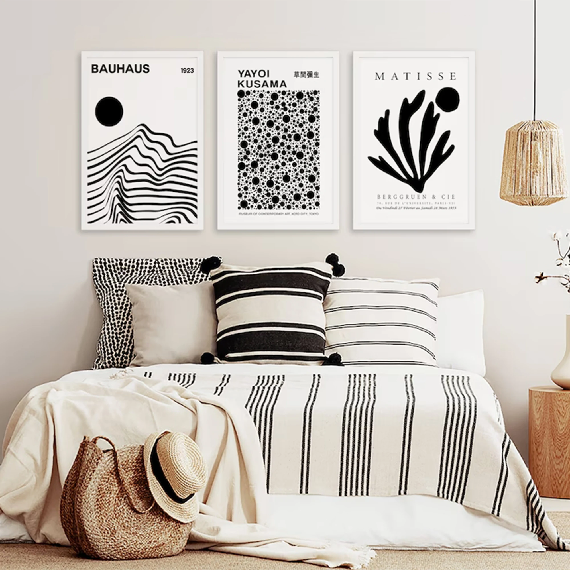 3pcsModern Bauhaus, Kusama, Ma - Home Decor Reviews ulasan dan harga