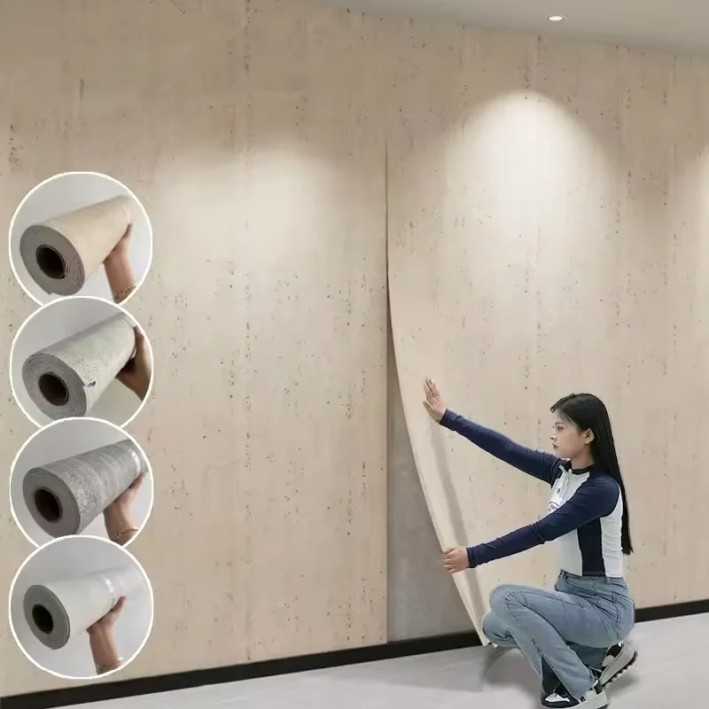 Modern 3D Wall Panel Waterproof Ceramic Wallpaper  60cm Peel and Stick for Indoor Home Decor Living Room Bedroom Wall Renovation