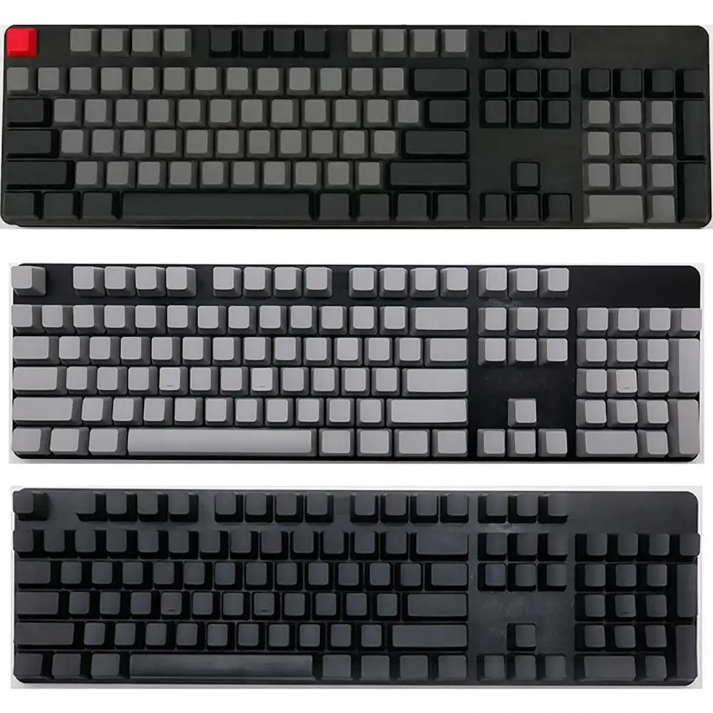 Mechanical Keyboard Keyboard 108Pcs PBT Lightproof No letters Key Caps Replacement for Mechanical Keyboard