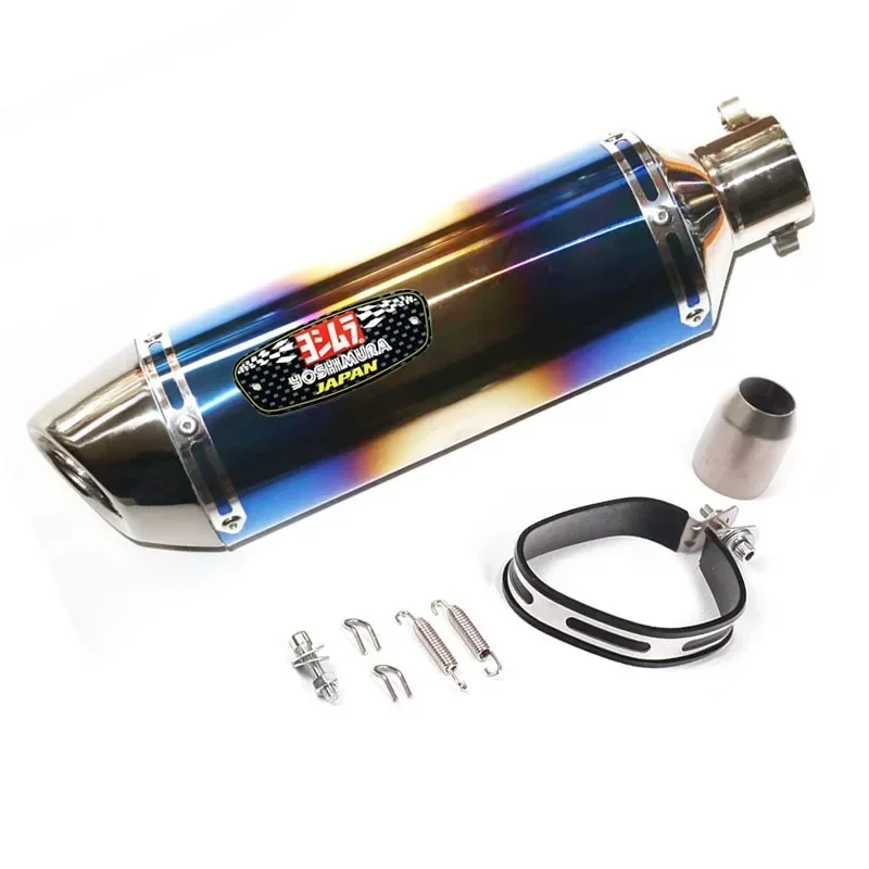 CHMotor stainless steel  Motorcycle Exhaust Muffler Pipe 250cc 350cc 600cc Escape Moto Tube For Nmax Tmax530 Msx125 GSR600