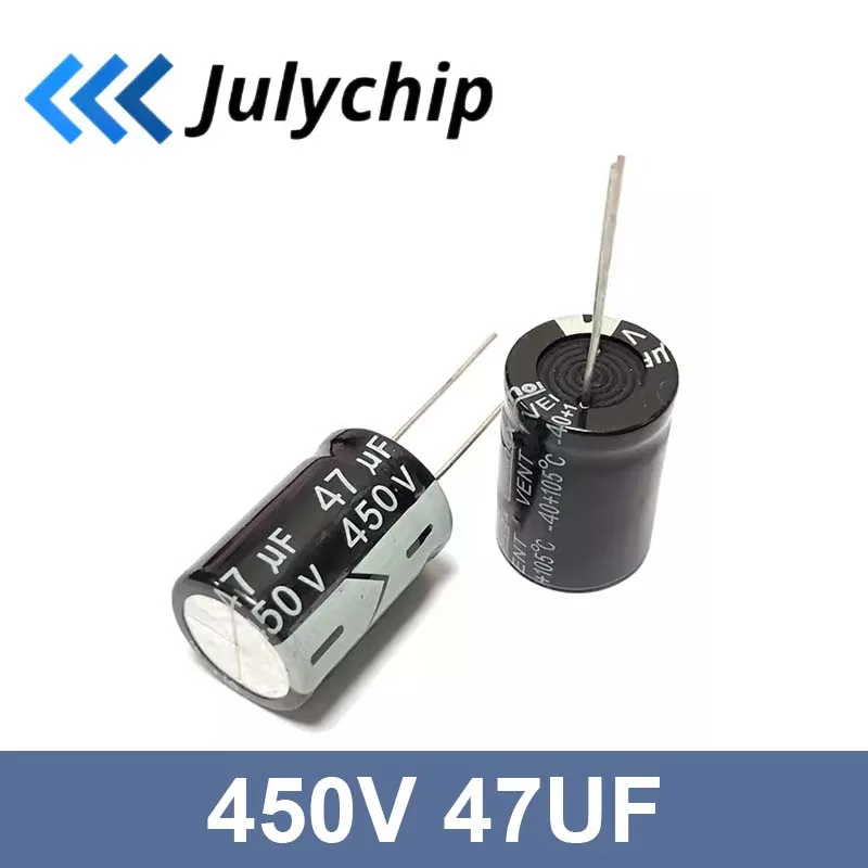 4pcs/lot 450V 47UF High Frequency Low Impedance 450v47UF Aluminum Electrolytic Capacitors Size 16*25 20%