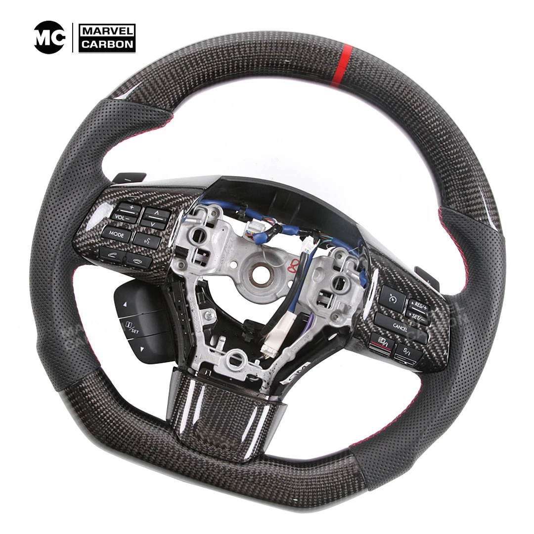 

Carbon fiber Steering Wheel Display Compatible for Subaru