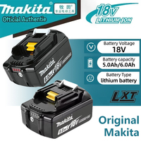 New Upgrade Makita 18V 6.0Ah Battery ,For Original Makita BL1840 BL1840B BL1850 BL1830 BL1830B rechargeable Power Tool battery