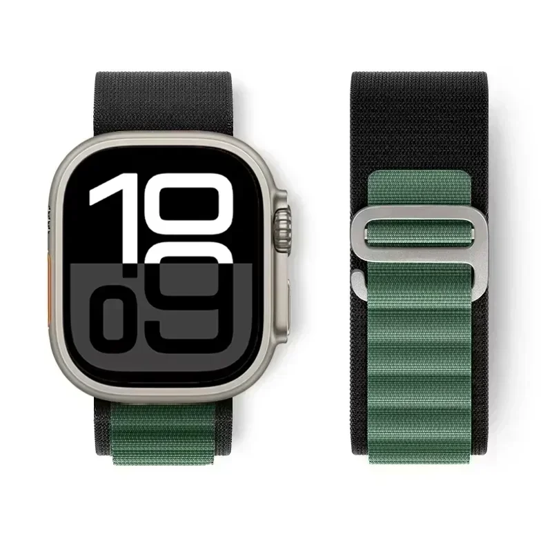 Alpine Loop für Apple Watch Ultra 4 3 2 49mm 42 46mm 40 44mm 41 45mm Sport Correa Nylon Armbänder iWatch Series 12 11 10 9 8 7 Band – Detail 21