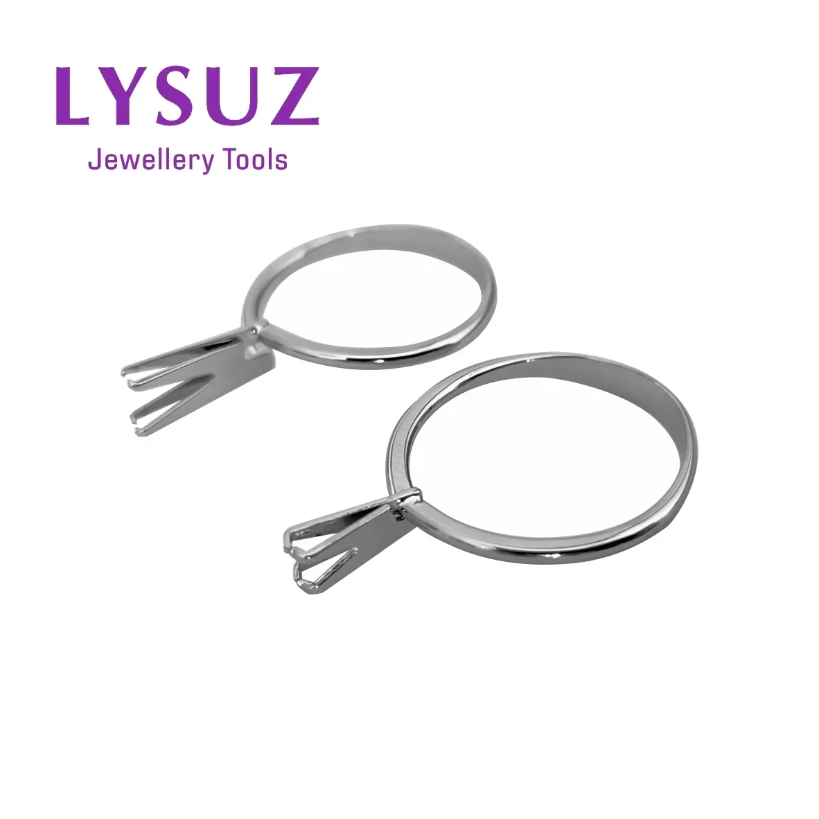Diamond Gemstone Ring Holder High Quality Bare 4 Claws Prong Jewelry Tweezers Pick Up Tools Lysuz