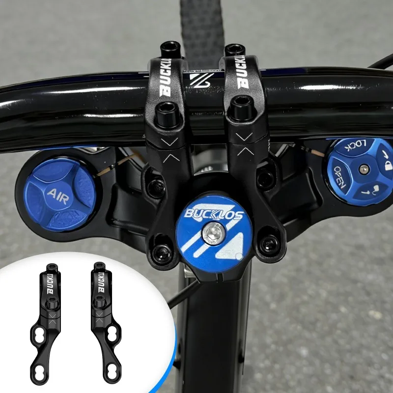 BUCKLOS Direct Mount Vorbau für Mountainbikes, 31,8 mm/35 mm Lenkerklemmung, MTB Lenkervorbauten, 2-teilig, leichter geteilter Fahrradvorbau – Detail 7