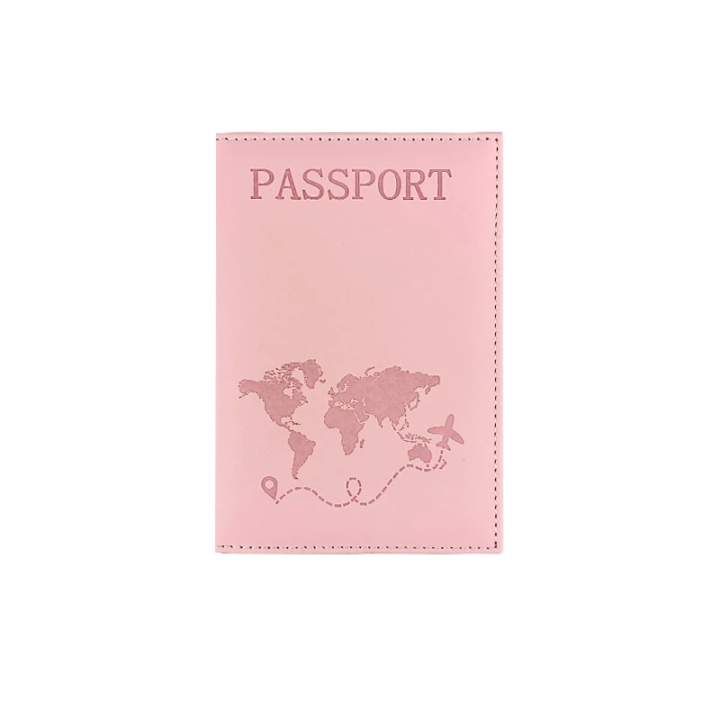 Colorful PU Passport Holder Ticket Passport Covers Travel Passport Protective Cover ID Credit Card Holder Travel Accessories