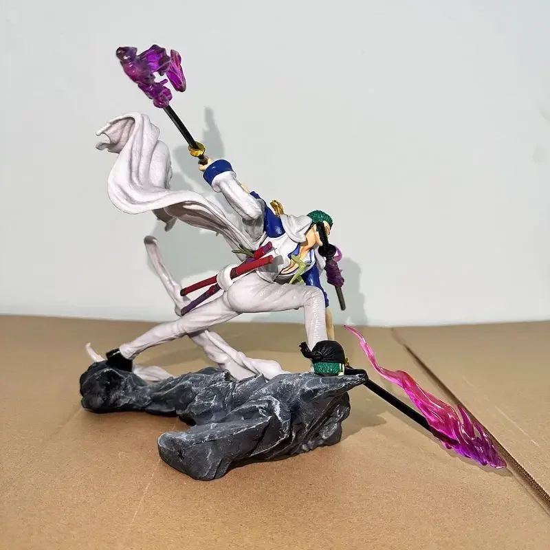 22 センチメートルワンピースアニメフィギュア Gk ロロノア・ゾロアクションフィギュア Pvc コレクション漫画モデルおもちゃデスクトップ装飾装飾品