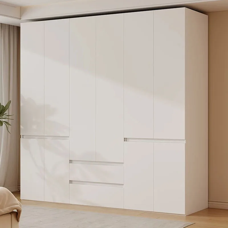 Drawers Modern Wardrobe Wooden Clothes Living Room Cabinet Partitions Storage Closet Organizer Guarda Roupa Trendy Furniture