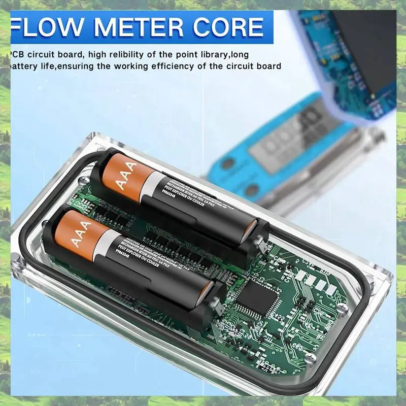 A59Z-4Xデジタルタービン水流量計、デジタルLCDディスプレイ、NPTカウンターとFNPTネジ付き、ガス・オイル燃料流量計（1インチ）