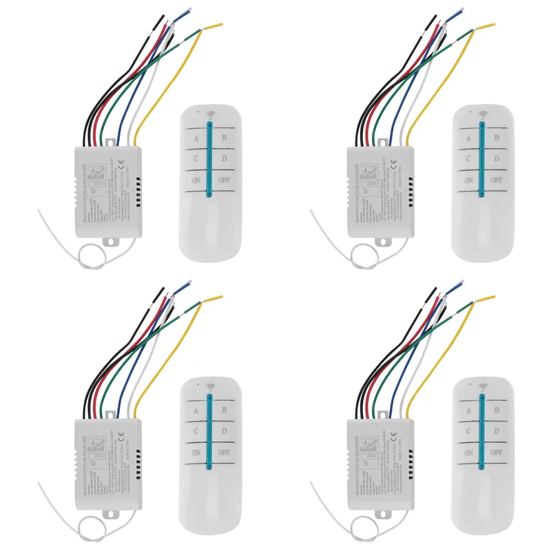 

Ежедневная распродажа 4X 4-сторонняя лампа цифровой беспроводной пульт дистанционного управления ВКЛ/ВЫКЛ 220 В