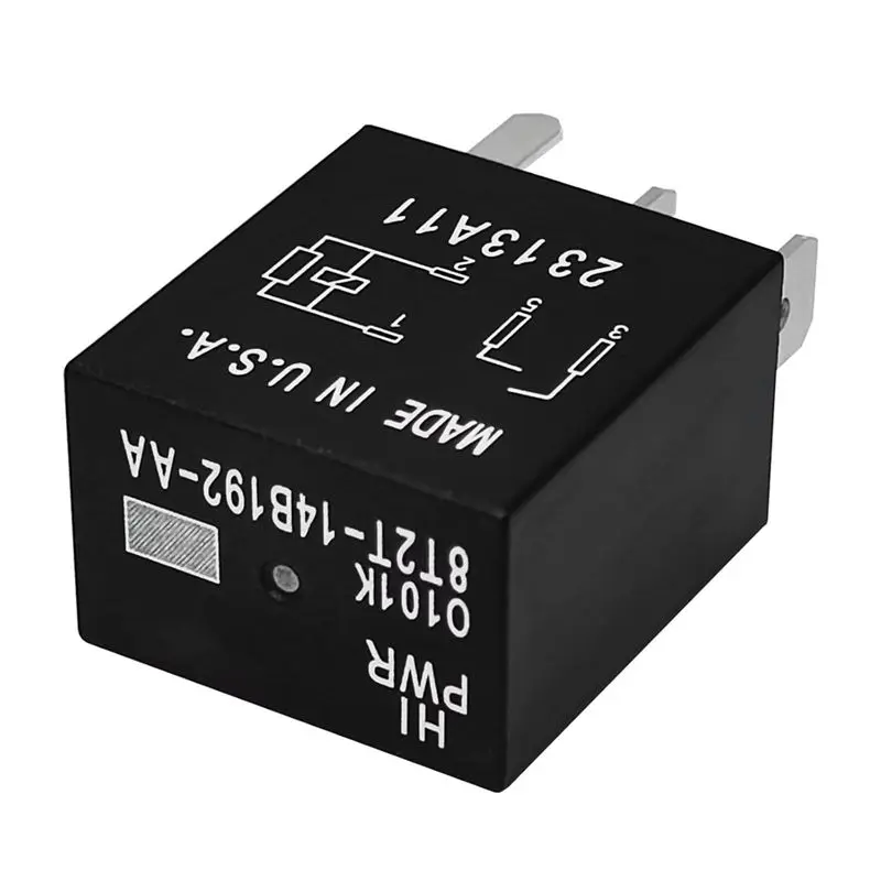 [NEW!A08R】 Automotive 6 Pack 8T2T-14B192-AA 12VDC 30A 4Pin SPST Relay For Select Ford F-150, Explorer Vehicles-Fixes Fuel Pump