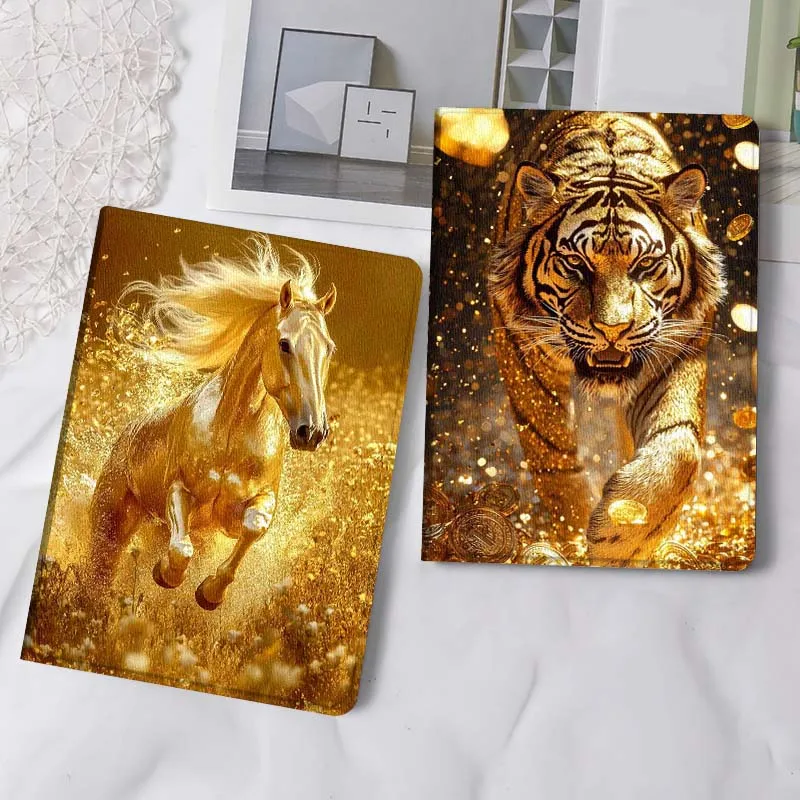 

Популярный стильный чехол-книжка Horse Tiger для iPad Pro, Air, Mini 2, 3, 4, 5, 6, 7, 10-го, 11-го поколений, 10.2, 9.7, 10.5, 11 дюймов – отличный подарок