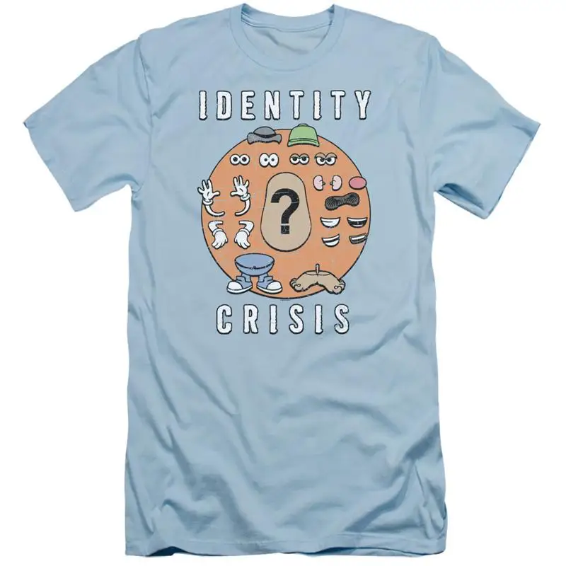 

Футболка Mr Potato Head Slim Fit Identity Crisis Голубая