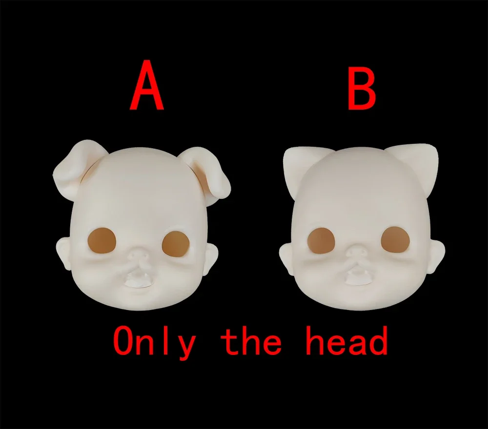 Nuovo SD BJD Doll1/6 bingyu Resina testa di animale grande testa Bambola Modello artistico Giocattolo di alta qualità Trucco fai da te in magazzino per le ragazze Spedizione gratuita