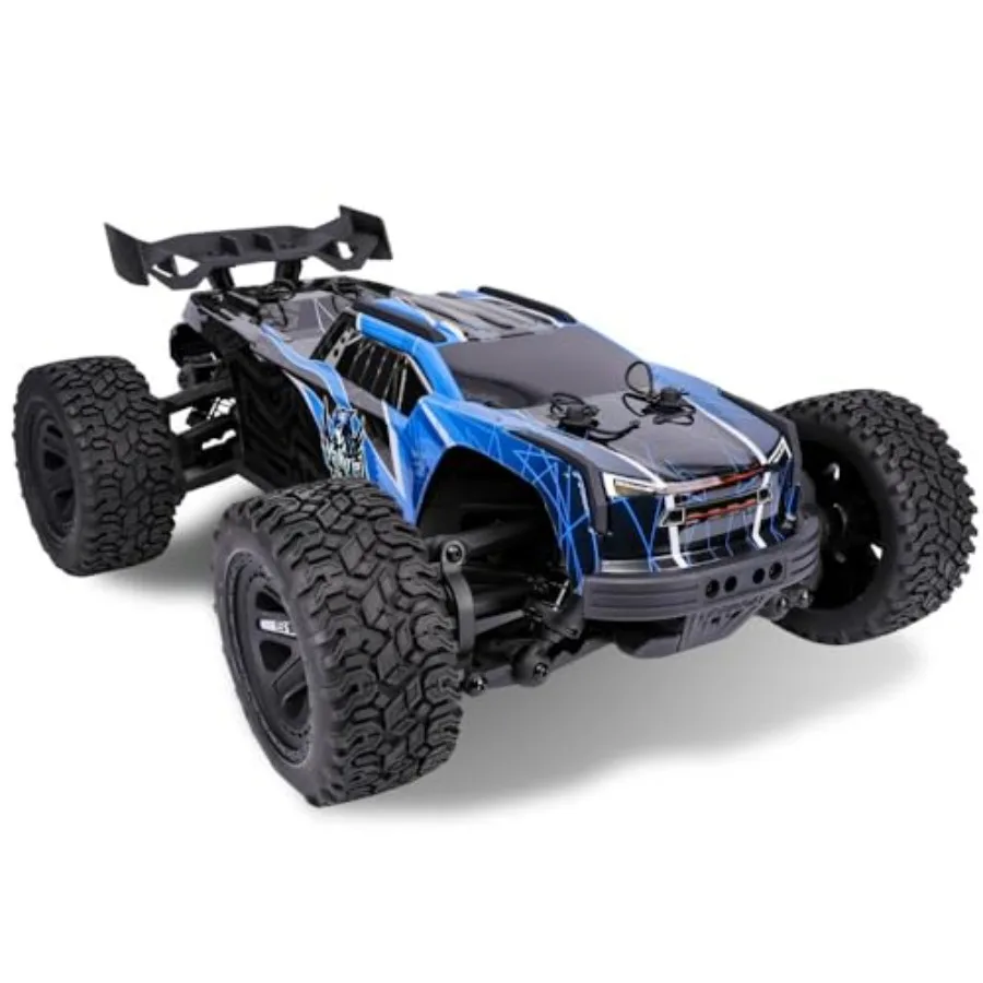 Valkyrie TR 1/10 Scale 4S Brushless RC Offroad Truggy High Speed Electric RC Truggy with 3670 1950KV Motor, 120A ESC, 2.4GHz Ra