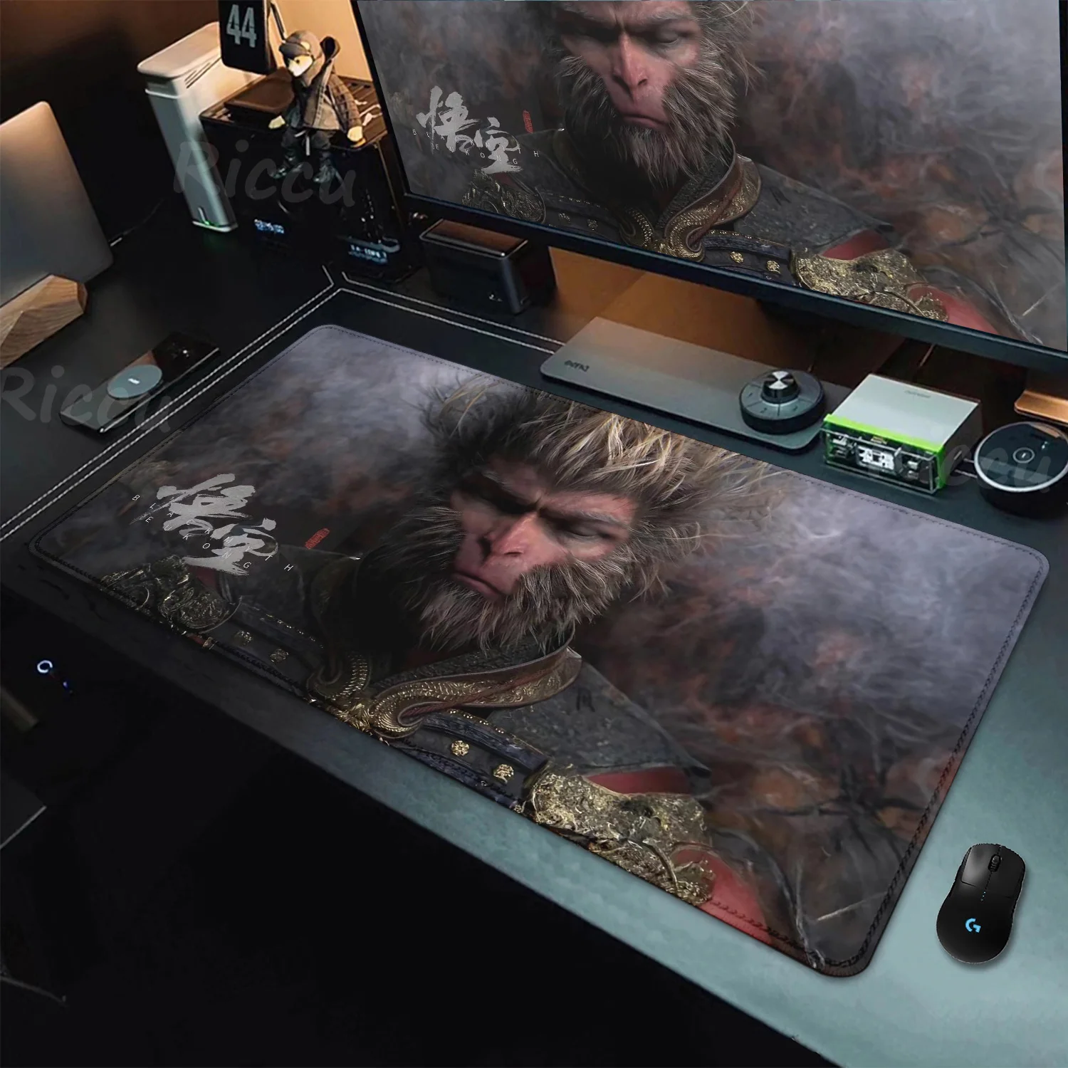 Black Myth Wukong Figures Peripherals Keyboard Pad Monkey King Gaming Mousepad E-sports Keyboard Pad Mouse Mats Gifts For Friend