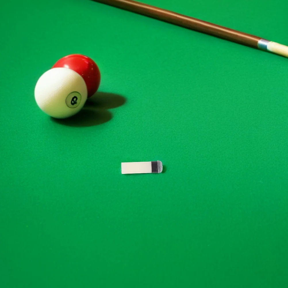 

10Pcs Billiard Cue Tips Slip on Replacement Pool Stick Tips 11mm Durable Plastic Ferrule Snooker Accessories Billiard Repair Kit